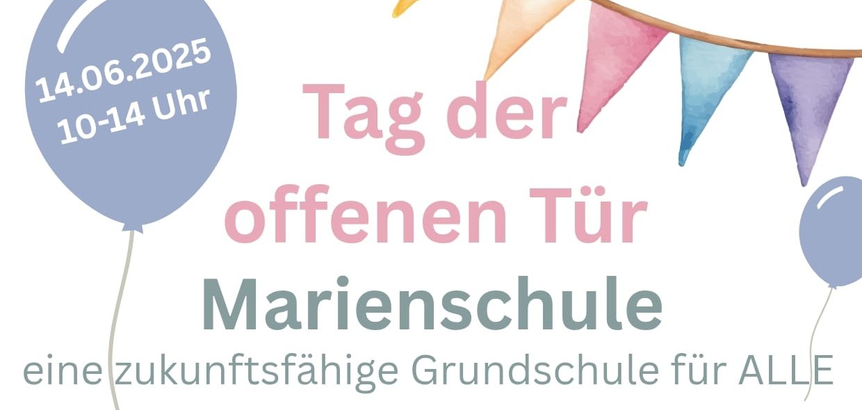 Plakat Tag der offenen Tür 14.6.
