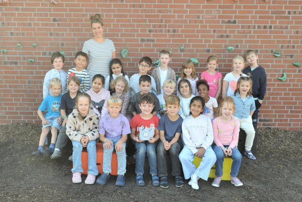 Klassenfoto der Erdmännchenklasse