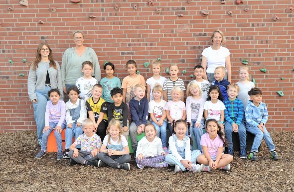 Klassenfoto der Eulenklasse