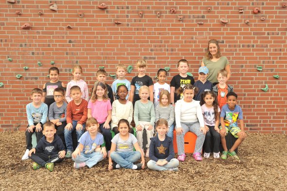 Klassenfoto der Schmetterlingklasse