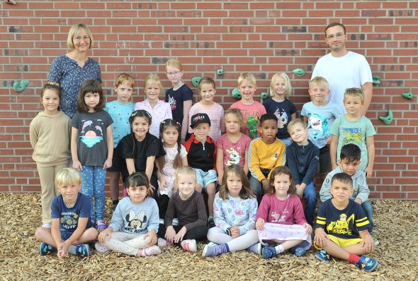Klassenfoto der Eisbärenklasse