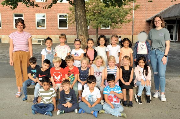 Klassenfoto der Hühnerklasse