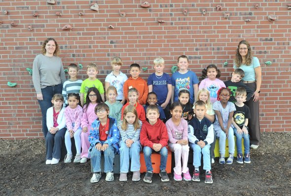 Klassenfoto der Schmetterlingklasse