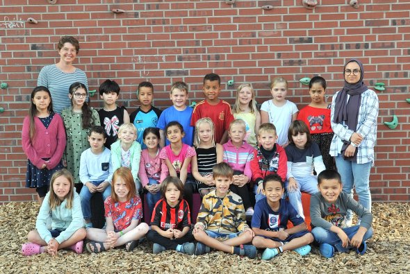 Klassenfoto der Zebraklasse