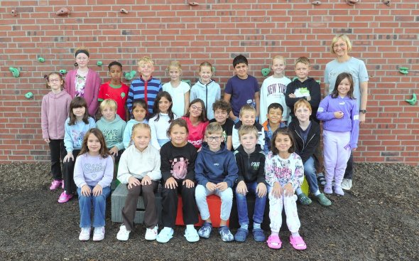 Klassenfoto der Eisbärenklasse