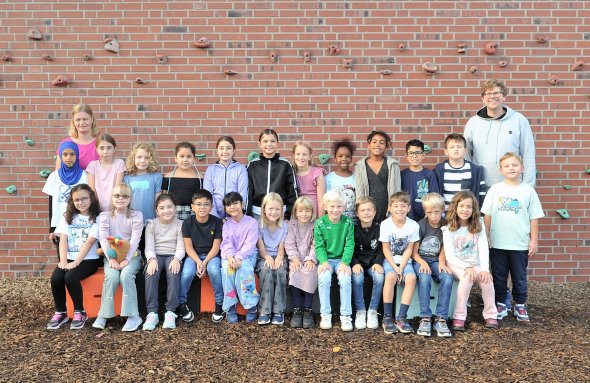 Klassenfoto der Hühnerklasse