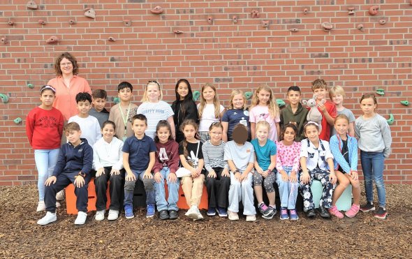 Klassenfoto der Känguruklasse