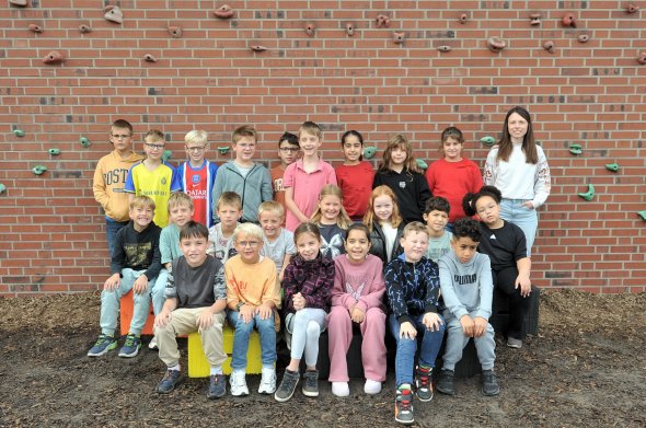 Klassenfoto der Giraffenklasse