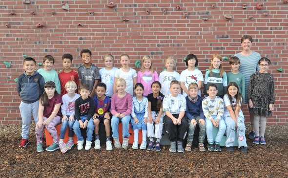 Klassenfoto der Zebraklasse