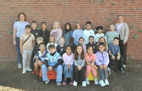 Klassenfoto der Känguruklasse