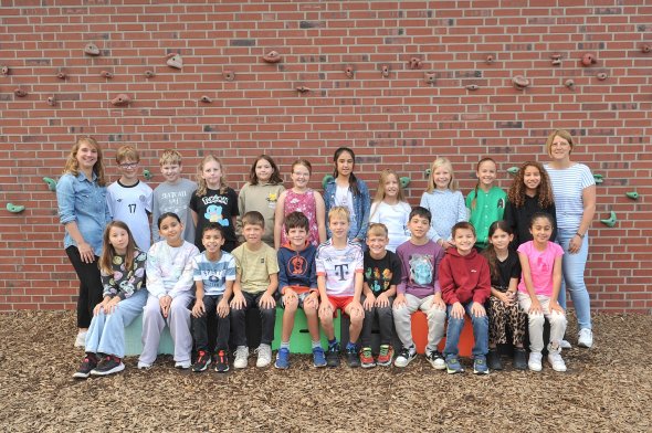 Klassenfoto der Löwenklasse