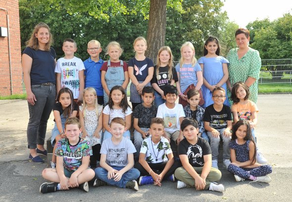 Klassenfoto der Schmetterlingklasse